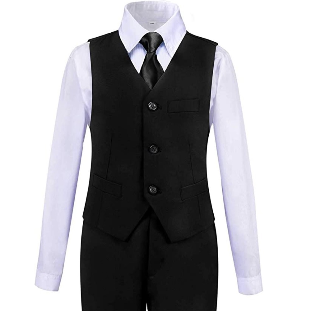 Toddler Boy’s Dress Shirt & Vest